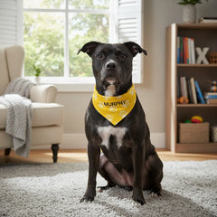 Pitbull Hub™ Personalized Paw Bandana Collar