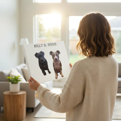 Pitbull Hub™ Personalized Matte Canvas - Horizontal