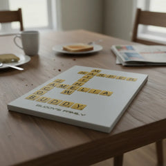 Pitbull Hub™ Personalized Crossword Canvas - Vertical