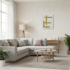 Pitbull Hub™ Personalized Crossword Canvas - Vertical