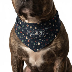 Pitbull Hub™ Personalized Christmas Bandana Collar