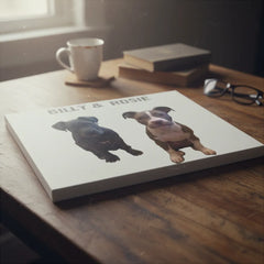 Pitbull Hub™ Personalized Matte Canvas - Horizontal